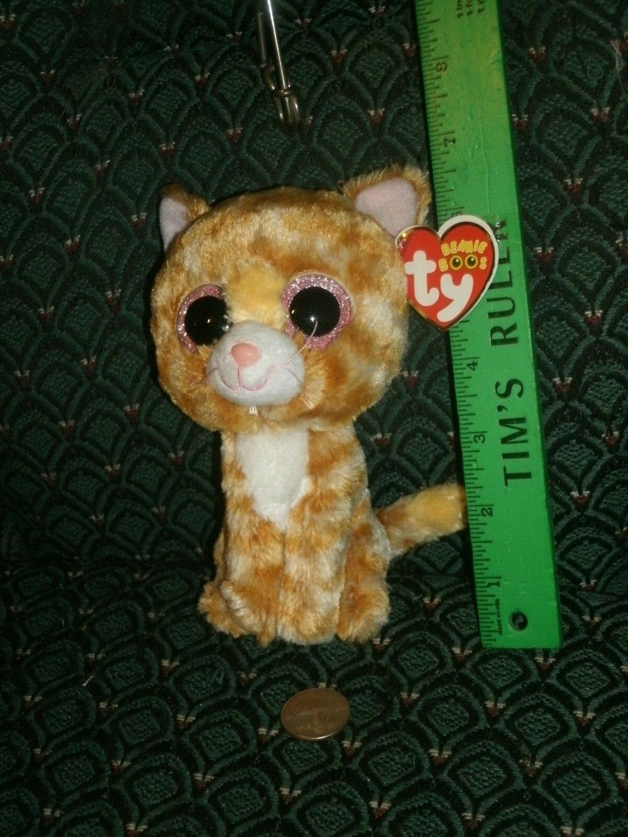 Ty Boos TABITHA Orange tiger cat 6