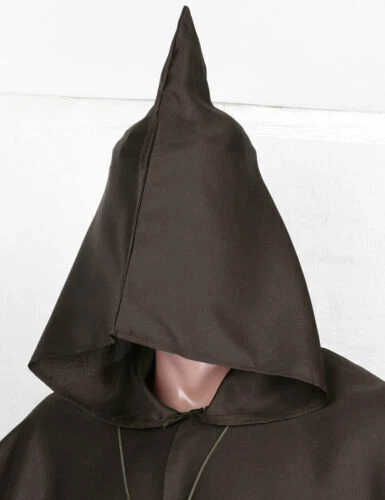 Renaissance Priester Zauberer Gewand Halloween Cosplay Kostüm Cape mit Kapuze Unisex - Bild 44 von 44
