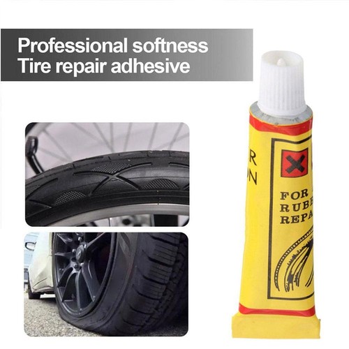 Bicycle Tire Tube Patching Glue Rubber Cement Adhesive GX Puncture Tool IF D4P7