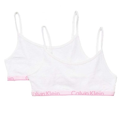 calvin klein modern cotton bralette white