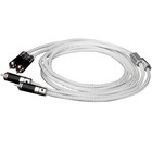 Pair 16cores Pure Silver Audiophile Rca hifi audio interconnect cables