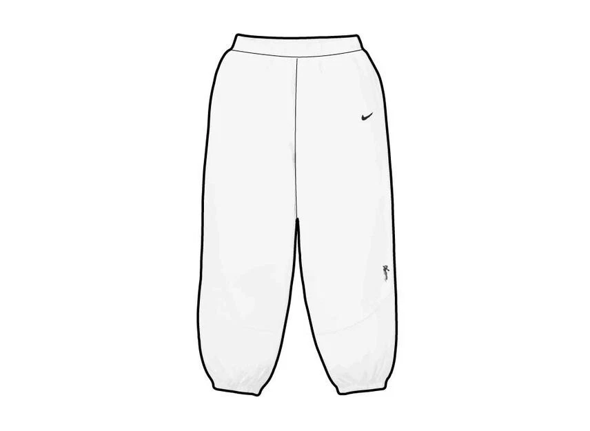 Pantalon de survêtement Supreme Nike blanc