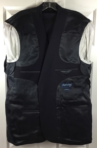Blazer Joseph & Feiss Dorado Para Hombres 44R Calce Clásico Azul Marino Lana 2 Botones Abrigo Deportivo - Imagen 6 de 9