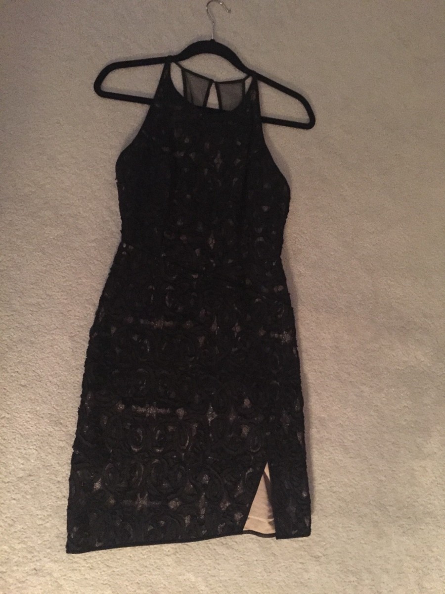 Bcbg Black lace dress size 2