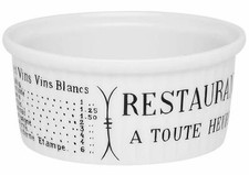 PILLIVUYT FRANCE, BRASSERIE FRENCH PORCELAIN PLEATED RAMEKIN, 5 OZ, IMPORTED