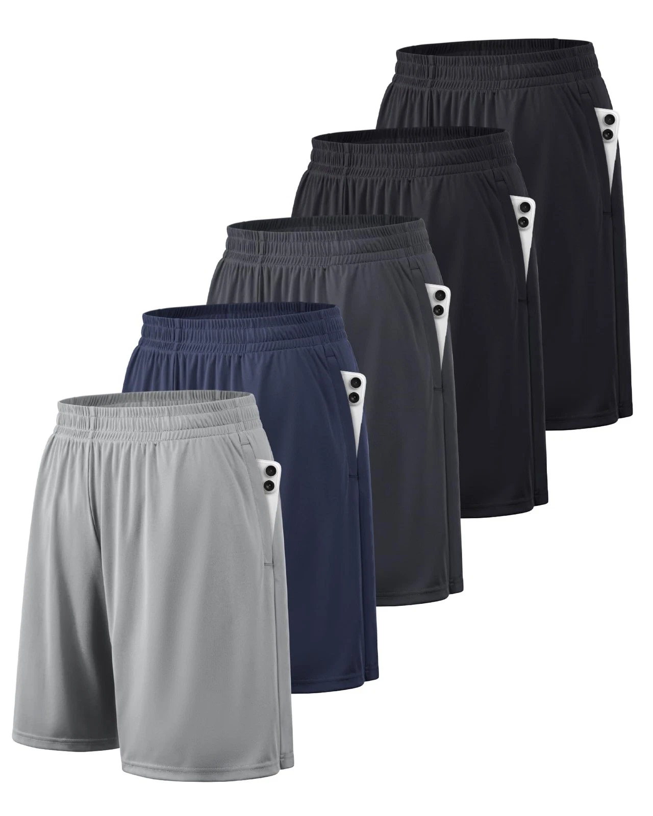 Athletic Shorts for Men with Pockets and Elastic Waistband Quick Dry Activewear
Opens in a new windo