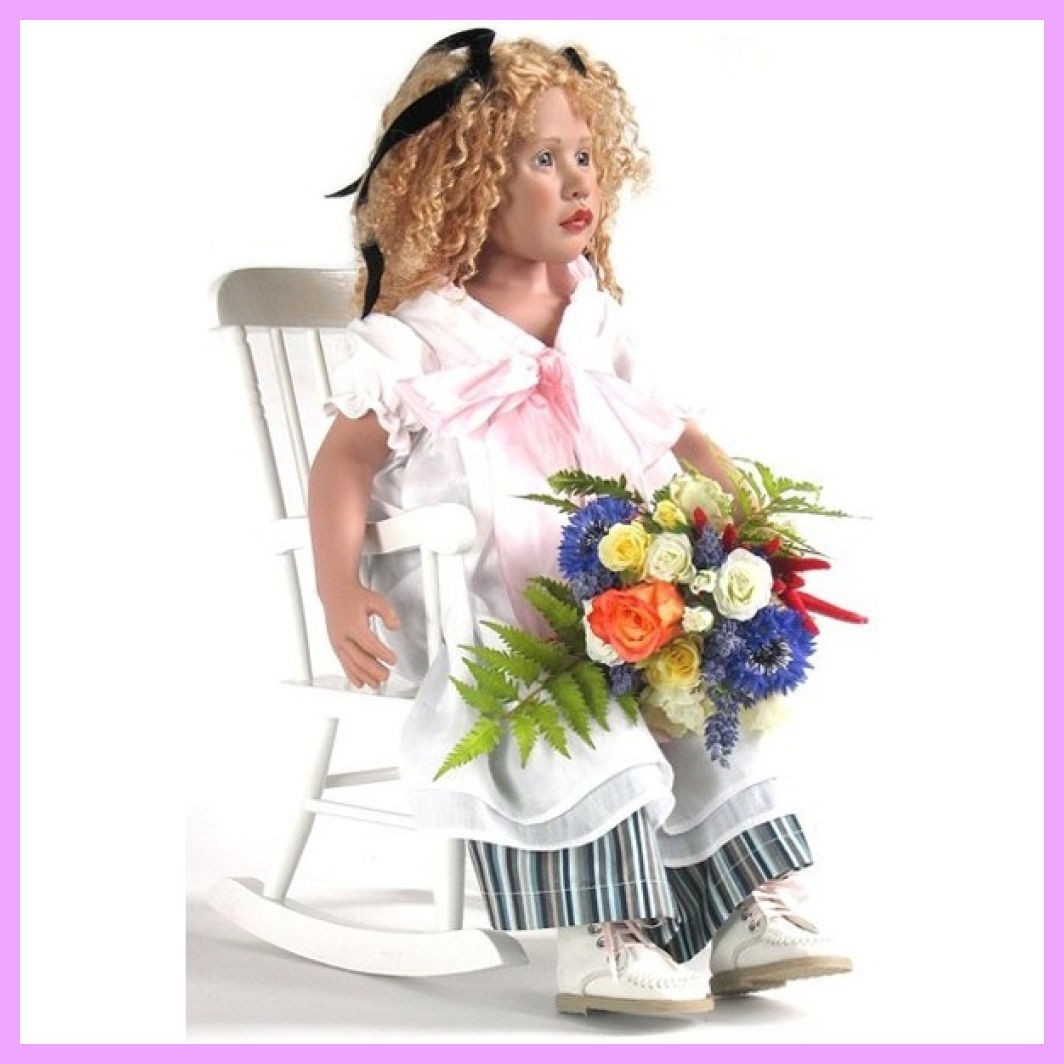 Poupée Zwergnase Eugénie 65 cm collection 2006 sans rocking-chair