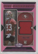 2024 Certified New Generation Jerseys Pink Mirror 165/299 Jacob Cowing 1dm4