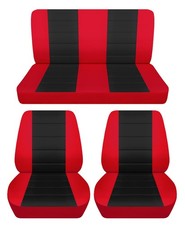 Fits 1960 to 1966 Dodge Dart 2 Door Front buckets and Rear bench seat covers