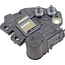 Regulator, Electronic For Valeo 593993 12V, Includes Brush Holder; VLS-593993