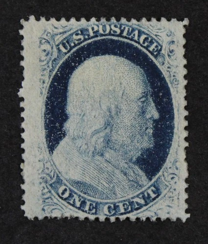 CKStamps: US Stamps Collection Scott#24 1c Franklin Unused H Appear Regum