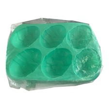 Green Silicone Easter Egg Mould – Makes 6 Eggs- Baking, Chocolate, Soap & Crafts