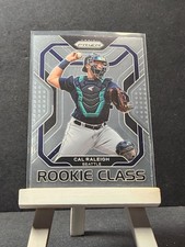 2022 Prizm Baseball Cal Raleigh Rookie Class Chrome Base Mariners BIN