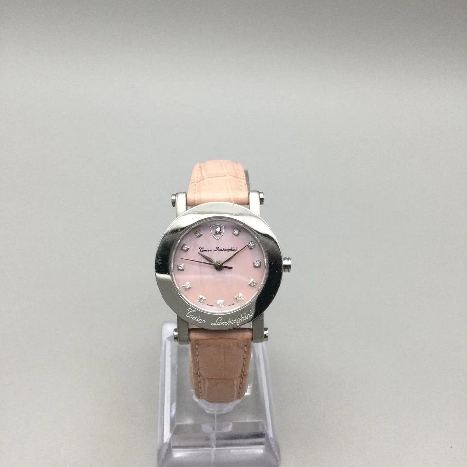 Reloj Tonino Lamborghini 27mm Mujer Rosa Madreperla Dial Batería Nueva Foto 2 de 4
