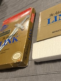 Nintendo NES Zelda II The Adventure Of Link Authentic Box And Manual