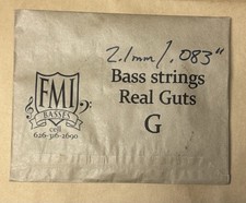 FMI Real Gut G String Upright Bass Thickness 2.1mm/.083  Gauge Medium Tension