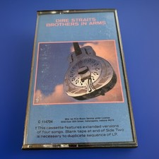 Dire Straits Brothers In Arms Cassette 1985 Warner Bros PLAY TESTED VTG