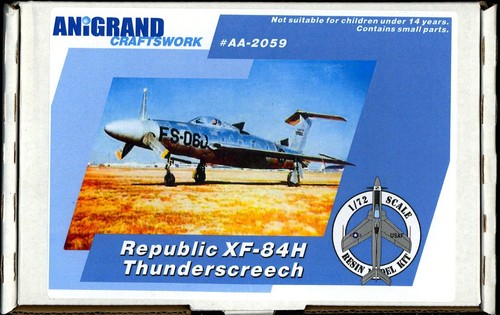 Anigrand Models 1/72 REPUBBLICA XF-84H THUNDERSCREECH caccia turboelica - Foto 1 di 4