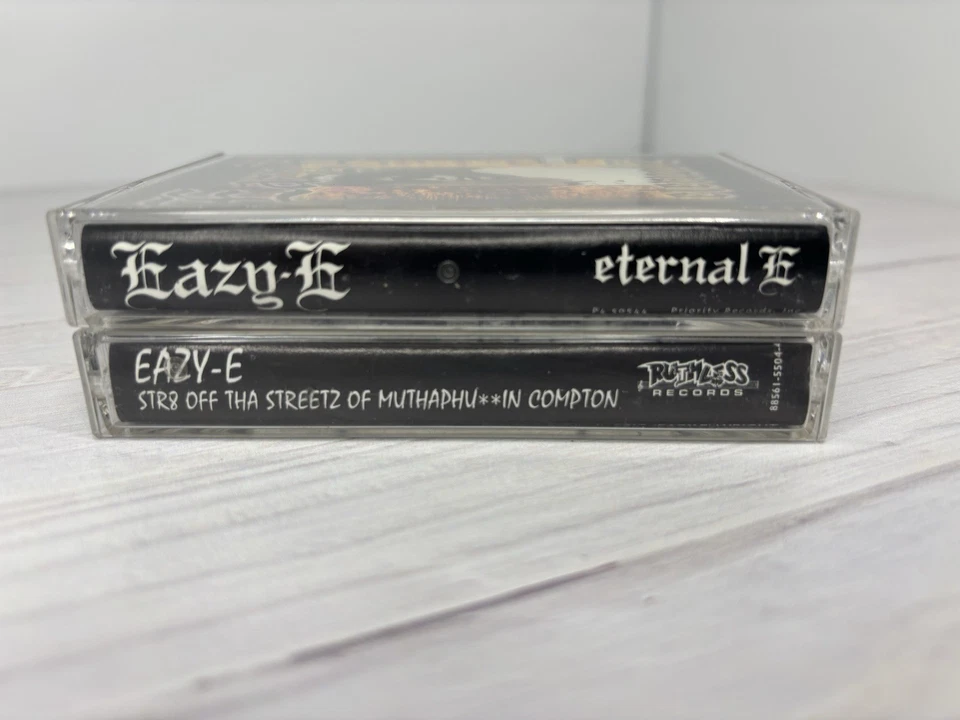 Eazy E Cassettes - Eternal E & Str8 Off The Streets Of Compton VIDEO - Image 2 of 4