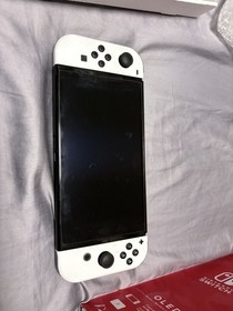 Nintendo Switch OLED Model White Console Wi-Fi HDMI USB-C Internet Browsing