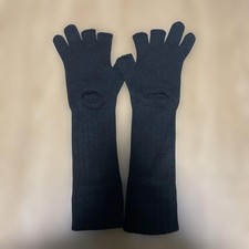 Jane Smith Knit Gloves Black Unisex Winter Accessories