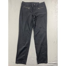 Two by Vince Camuto Pants Womens 10 Navy Blue Skinny Zip Pocket Stretch