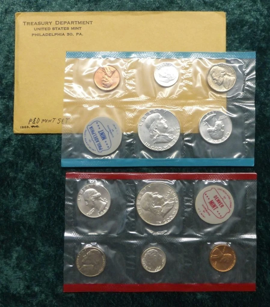 Uncirculated 1963 US Coin Mint Sets for sale | eBay