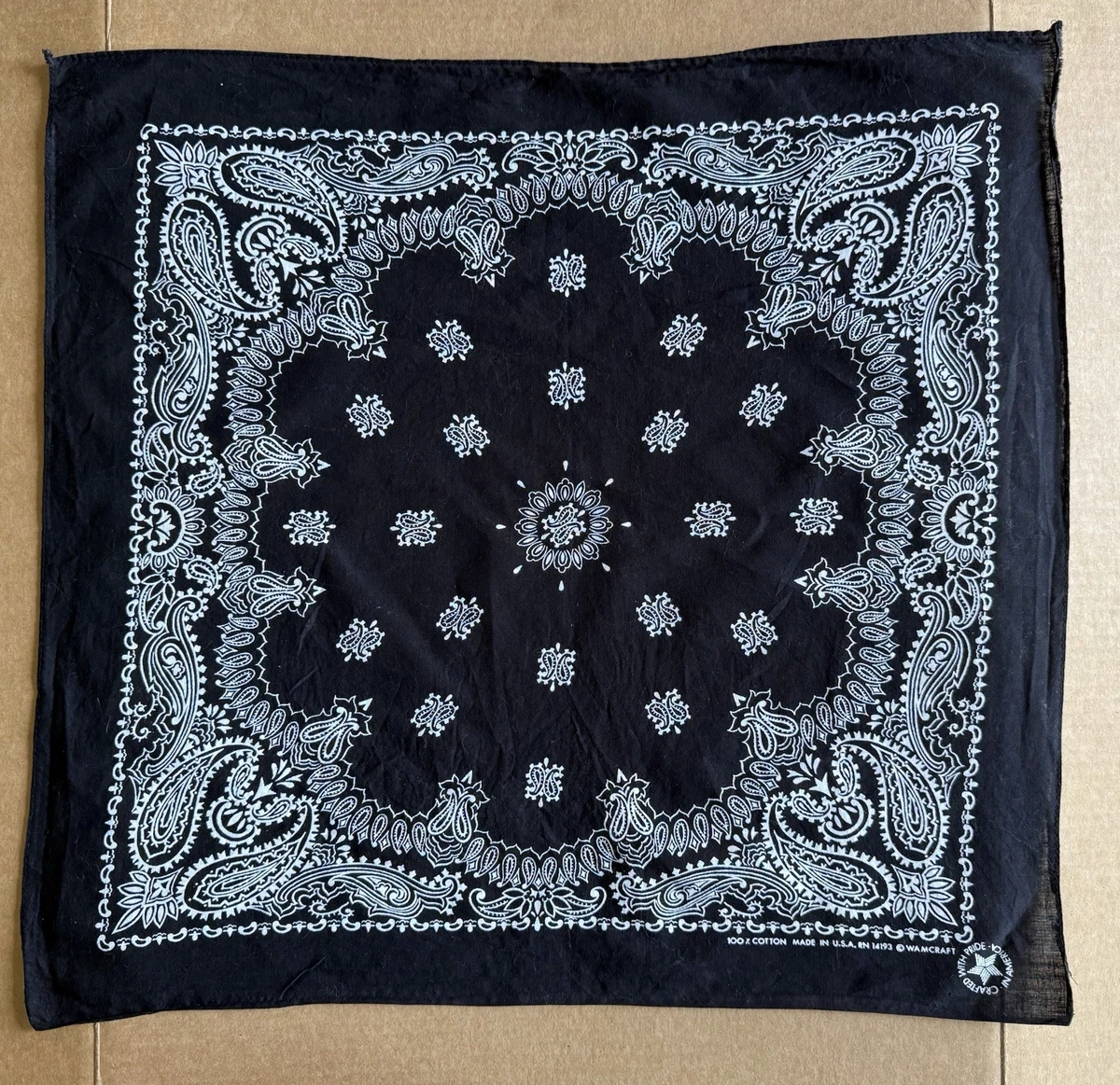 【Special】②④②60s USA製 バンダナ WAMCRAFT アイアン Wamcraft Bandana In Vintage Handkerchiefs for sale | eBay