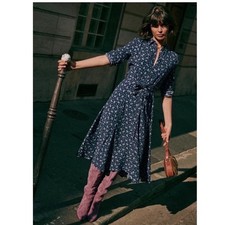 Sézane Lauretta Paisley Print Dress 36