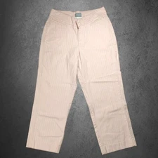 Riders 23" Pantalon Slim Rose Fines Rayures et Longueur Cheville Femme Taille 6M