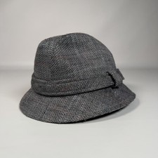 Vintage Country Gentleman Mens Wool Fedora Hat Size Medium Harris Tweed
