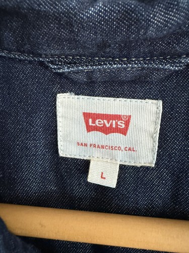 Levi's Jeanshemd Blau Herren Relaxed Fit Button Down - Langarm UK L - Bild 7 von 9