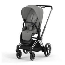 Cybex E-Priam All-in-One Toddler and Baby Stroller -Chrome Black/Black