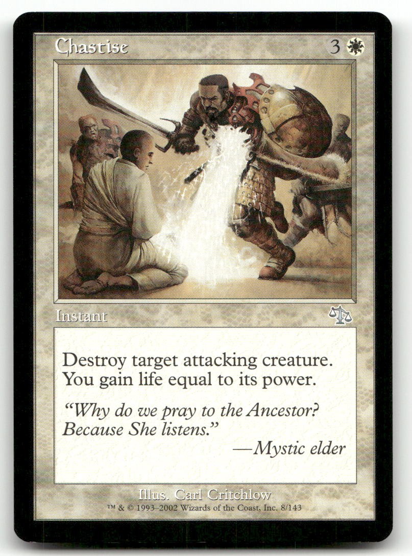 Chastise #8 (MP) Judgment JUD Magic MTG