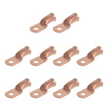 10PCS 3/0AWG - 3/8''Stud Heavy Duty Copper Terminals,Battery Cable Crimp Lugs...