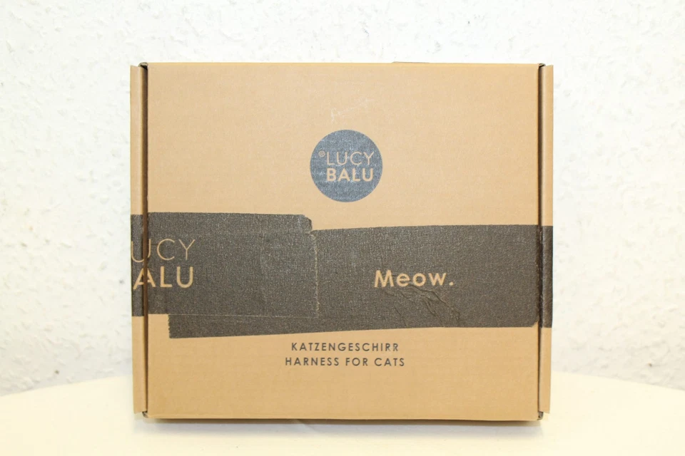 LucyBalu Explorer Katzengeschirr Sand S Neu Rechnung MwSt