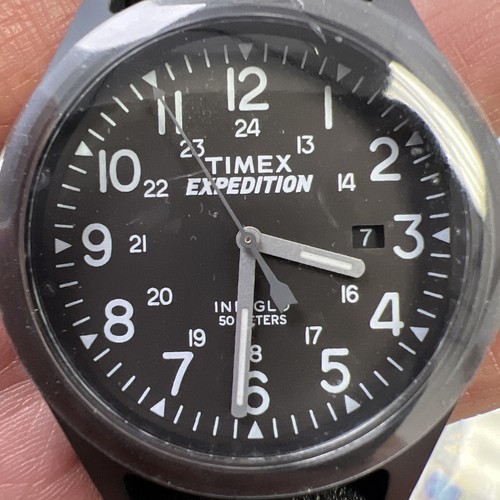 Orologio Timex TW4B081009🔥Spedizione Uomo Acadia Cinturino Nylon Nero TW4B08100🌪️ - Foto 3 di 12