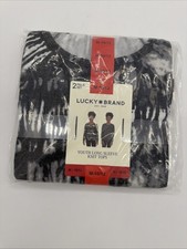 Lucky Brand  Youth 2-Piece Set Long Sleeve Knit Tops Black, M 10-12 New