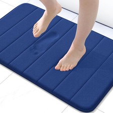 Memory Foam Bath Mat 24 x 16, Ultra Soft Absorbent Bathroom Rugs