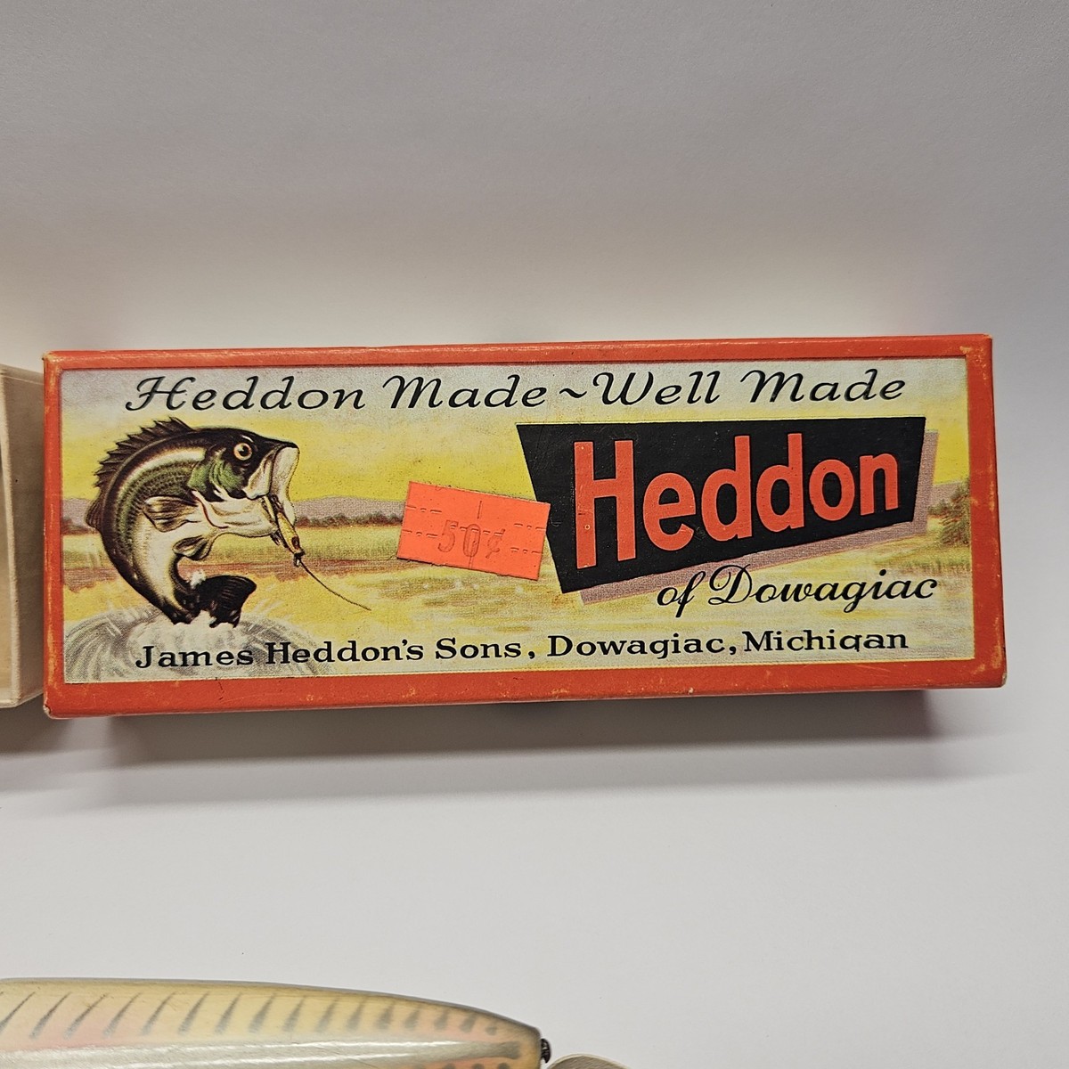 Rare! Vintage HEDDON KING ZIG-WAG 1950 US NAVY ISSUE Fishing Lure