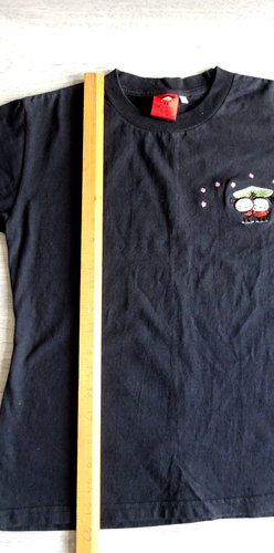 Pucca Funny Love T Shirt Embroidered Front Back Print Womans Skinny - Picture 11 of 14