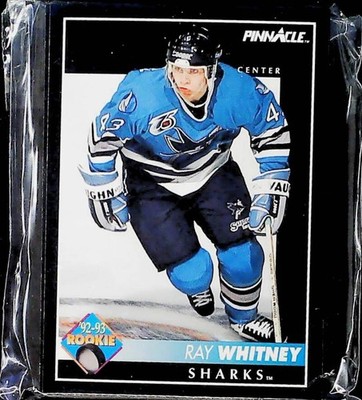 1992-93 Pinnacle San Jose Sharks Team Set Mask Brian Hayward