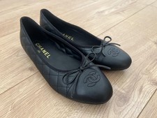 Chanel Quilted Leather Ballet Flats