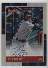 2022 Panini Donruss Optic Retro 1988 Signatures Holo Prizm Jose Devers Auto 0q1p