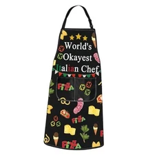  Aprons - Italian Pride Apron for Kitchen Cooking Italian Chef