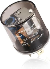 LED Flasher Relay, 12V Heavy Duty 2 Pin Electronic Turn Signal Light Relay, Two