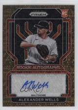 2022 Panini Prizm Rookie Bronze Donut Circle 5/15 Alex Wells Alexander Auto 10k8