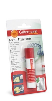 Gütermann creativ Textil-Fixierstift, Stoffe, Applikationen fixieren ohne Nadel