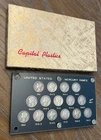 1941-1945 (PDS) Mercury Dime Short Set (Capital Plastics Holder)