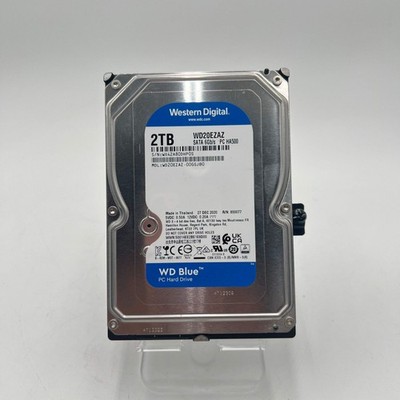 Used Western Digital WD Blue WD20EZAZ 2TB  6Gbps HDD Internal Hard Drive (HDD)